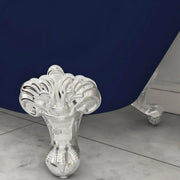 Blue Freestanding Bath with Vanity Unit, Toilet Unit, Pan and Concealed Cistern