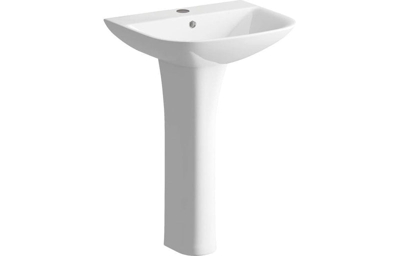 Brass Cedare Walk In Shower Room Pack with 8mm Wet Room Screen (various sizes), Toilet, Basin & Tap