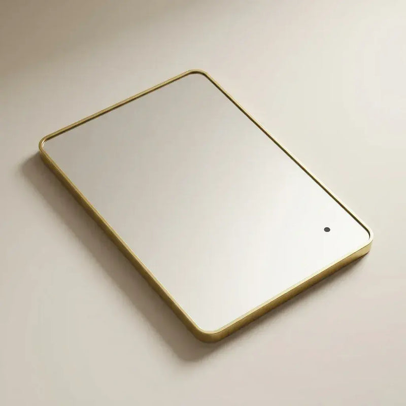 Brushed Brass LED Mirror 600 x 800mm Soft Edge