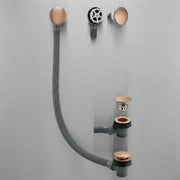 Brushed Bronze Sprung Bath Waste & Overflow