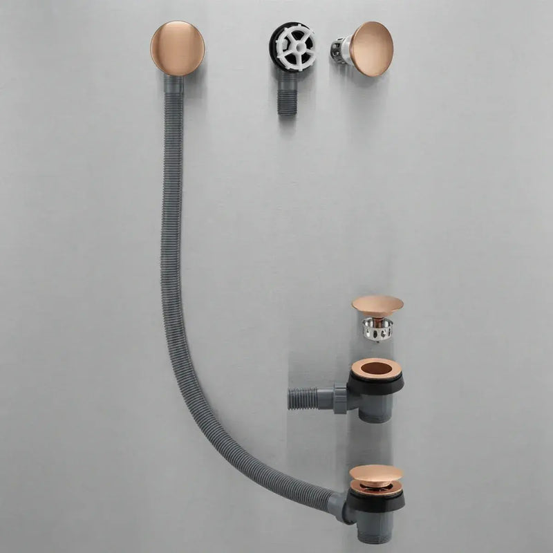 Brushed Bronze Sprung Bath Waste & Overflow