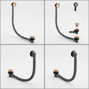 Brushed Bronze Sprung Bath Waste & Overflow