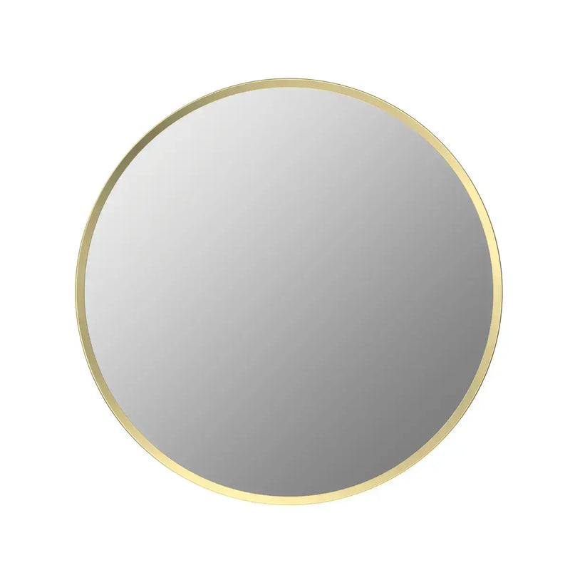 Burano 600mm Round Mirror - Brushed Brass