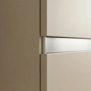 Carmine 300mm 2 Door Wall Hung Tall Unit, Matt Latte