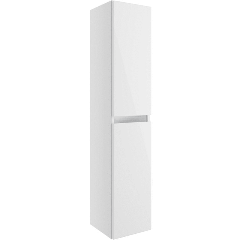 Carmine 300mm 2 Door Wall Hung Tall Unit, White Gloss