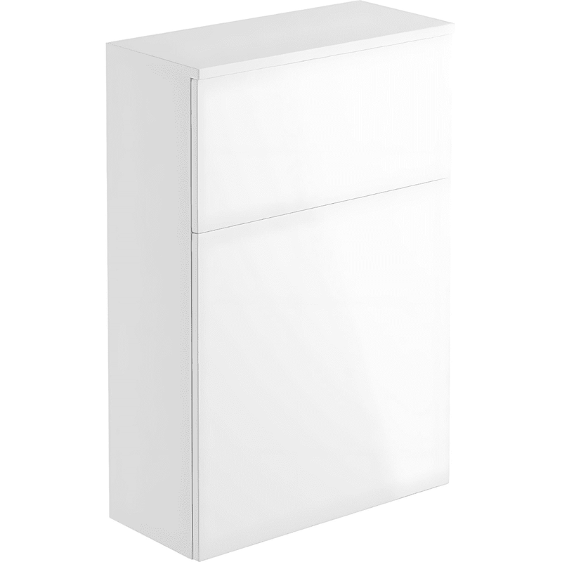 Carmine 600 Floor Standing WC Unit, White Gloss