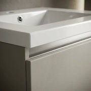 Carmine 615mm 2 Drawer Floor Standing Vanity Basin Unit - Matt Latte