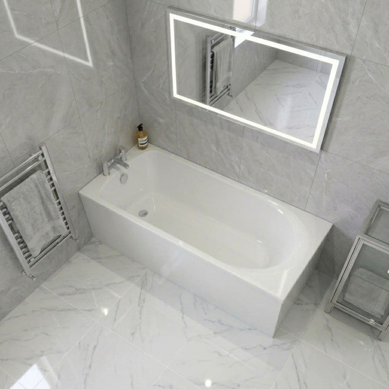 Carron Arc 1500 x 700mm Single Ended Bath | Standard & Carronite Thickness Options - Standard