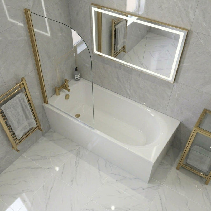 Carron Arc 1700 x 700mm Single Ended Bath - Standard & Carronite Options - Standard