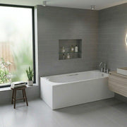 Carron Arc 1700 x 700mm Single Ended Bath With Chrome Grips- Standard & Carronite Options - Standard