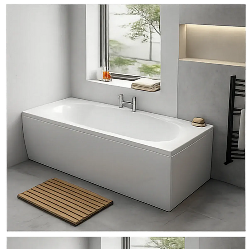 Carron Arc 1800 x 800mm Double Ended Bath - Standard & Carronite Options - Carronite