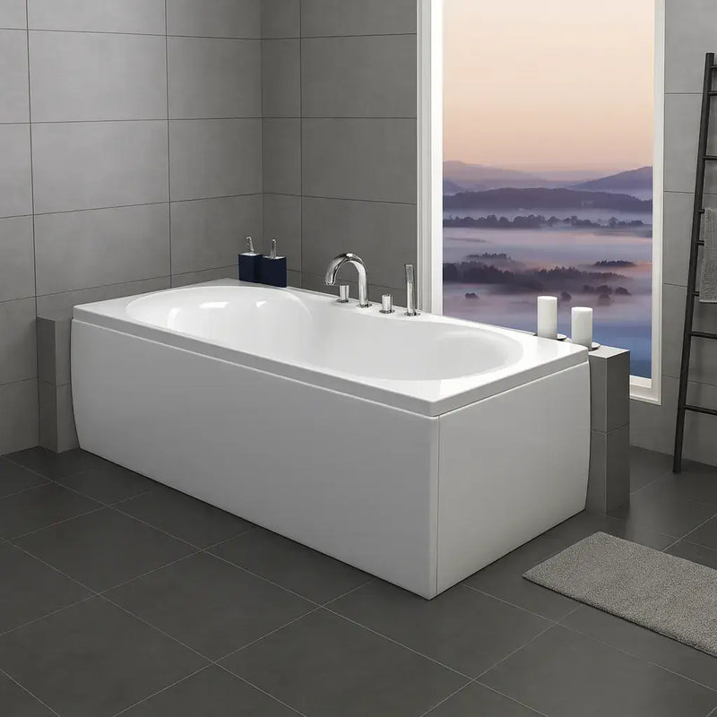 Carron Arc 1800 x 800mm Double Ended Bath - Standard & Carronite Options - Standard