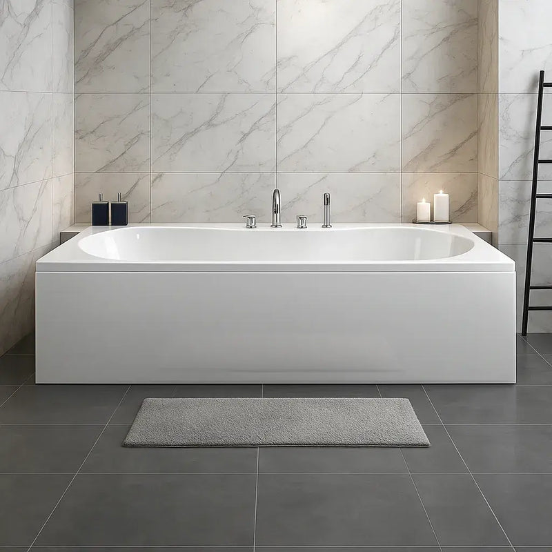 Carron Arc Duo 1700 x 750mm Double Ended Bath - Standard & Carronite Options - Standard