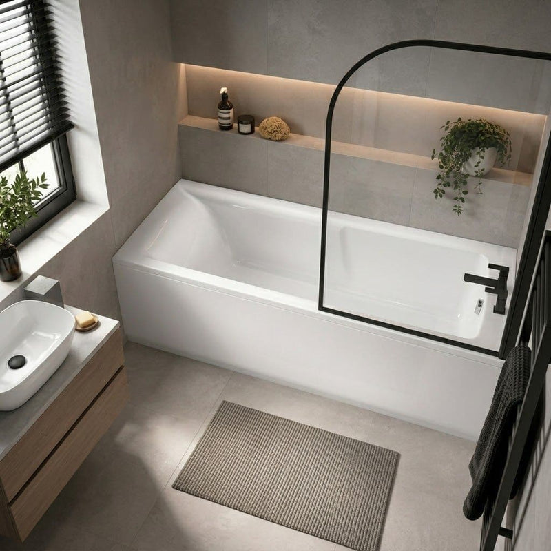 Carron Axis 1650 x 700mm Single Ended Bath - Standard & Carronite Options - Standard