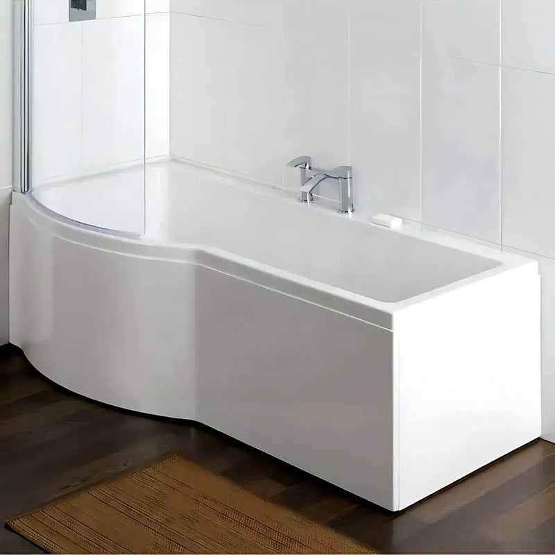 Carron Brio 1650mm Shower Bath Pack inc Front Panel & Bath Screen - Carronite