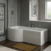 Carron Brio 1650mm Shower Bath Pack inc Front Panel & Bath Screen - 5mm