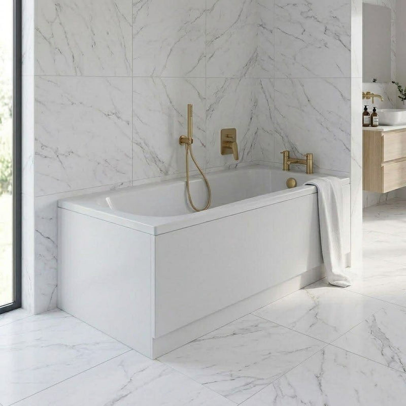 Carron Britannia 1700 x 700mm Single Ended Bath - Standard & Carronite Options - Carronite