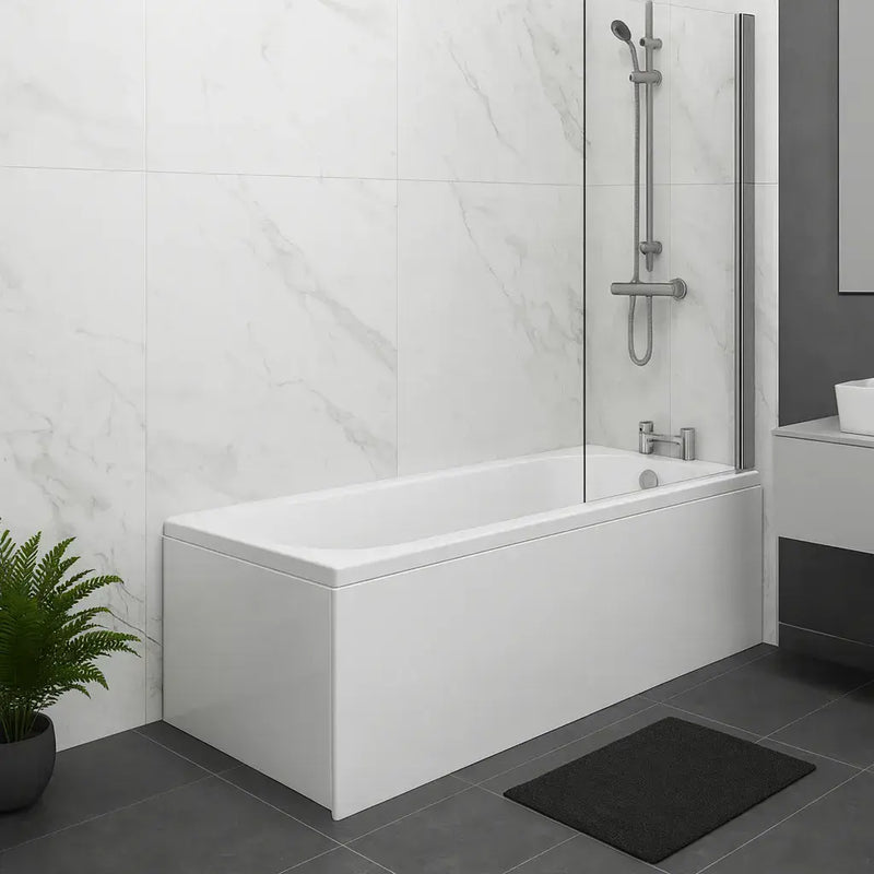 Carron Britannia Classic 1700 x 750mm Single Ended Bath - Standard & Carronite Options - Carronite