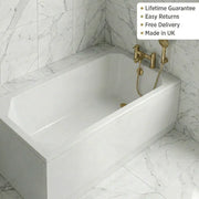 Carron Camden 1600 x 700mm Single Ended Bath - Standard & Carronite Options - Standard