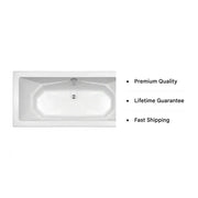 Carron Camden 1750 x 750mm Double Ended Bath - Standard & Carronite Options - Standard