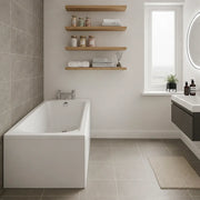 Carron Delta 1400 x 700mm Single Ended Bath - Standard & Carronite Options - Carronite