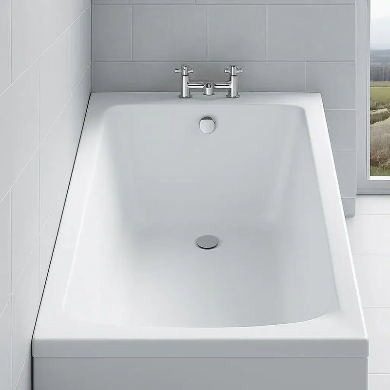 Carron Delta 1500 x 700mm Single Ended Bath - Standard & Carronite Options - Standard