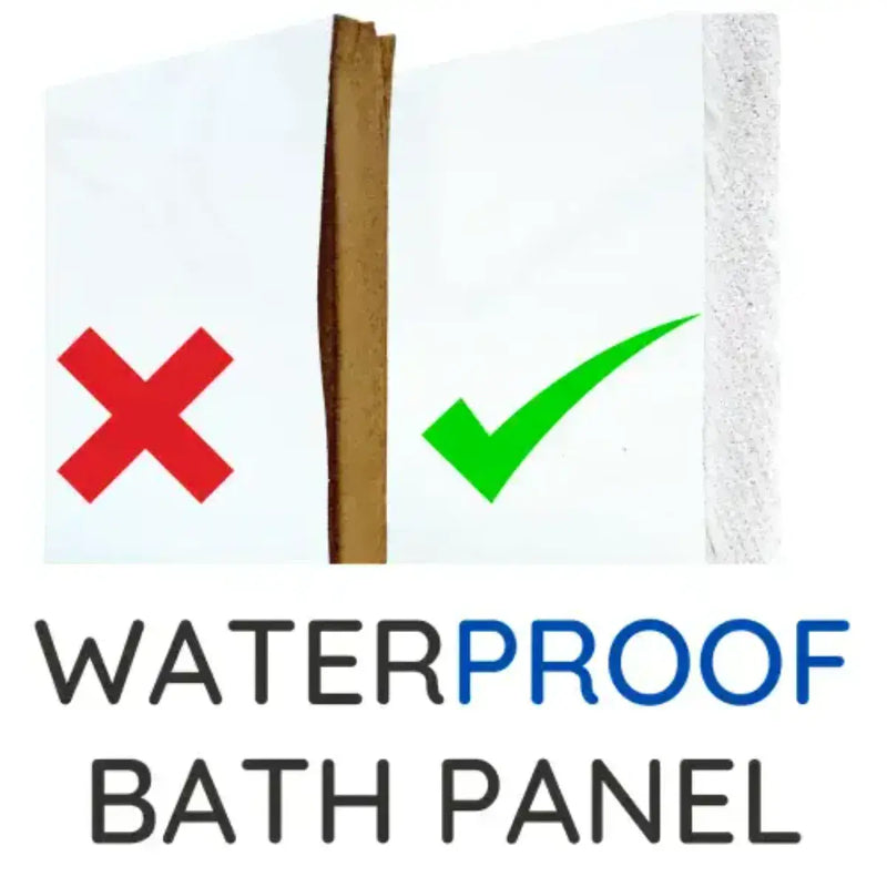 Carron Delta 1500 x 700mm Single Ended Bath With Chrome Grips- Standard & Carronite Options - Standard