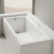 Carron Delta 1600 x 700mm Single Ended Bath - Standard & Carronite Options - Carronite