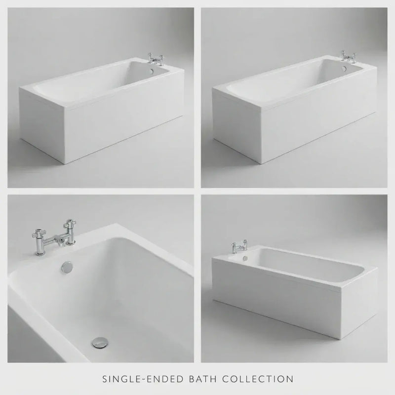 Carron Delta 1650 x 700mm Single Ended Bath - Standard & Carronite Options - Carronite