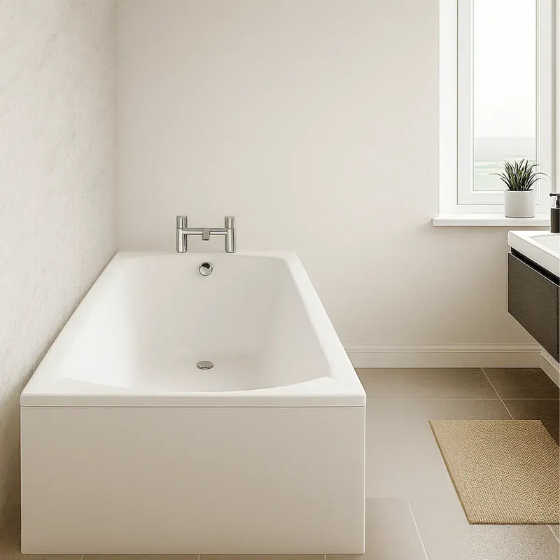 Carron Delta 1700 x 700mm Single Ended Bath - Standard & Carronite Options - Standard