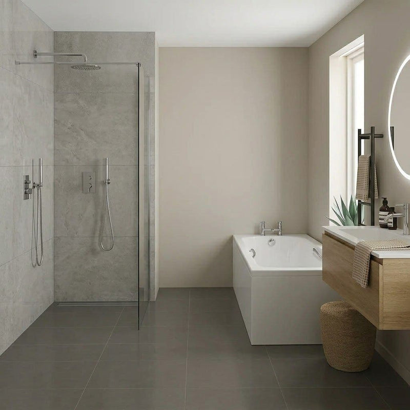 Carron Imperial 1600 x 700mm Single Ended Bath With Chrome Grips- Standard & Carronite Options - Standard