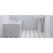 Carron Imperial 1600 x 700mm Single Ended Bath With Chrome Grips- Standard & Carronite Options - Standard