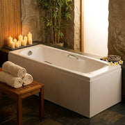 Carron Imperial 1700 x 700mm Single Ended Bath With Chrome Grips- Standard & Carronite Options - Carronite