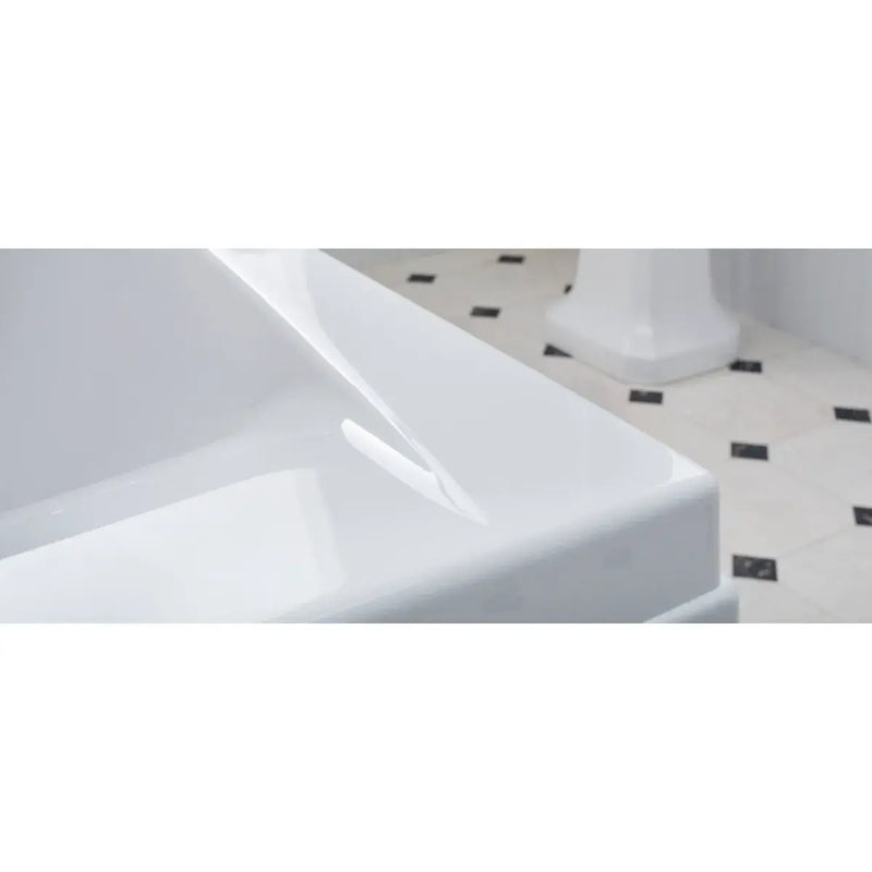 Carron Imperial 1800 x 750mm Single Ended Bath With Chrome Grips- Standard & Carronite Options - Carronite