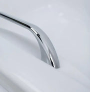 Carron Imperial 1800 x 750mm Single Ended Bath With Chrome Grips- Standard & Carronite Options - Standard