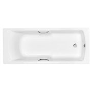Carron Matrix 1500 x 700mm Single Ended Bath With Chrome Grips- Standard & Carronite Options - Carronite