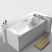 Carron Matrix 1500 x 700mm Single Ended Bath With Chrome Grips- Standard & Carronite Options - Standard