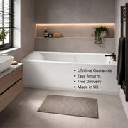 Carron Matrix 1700 x 700mm Single Ended Bath - Standard & Carronite Options - Standard
