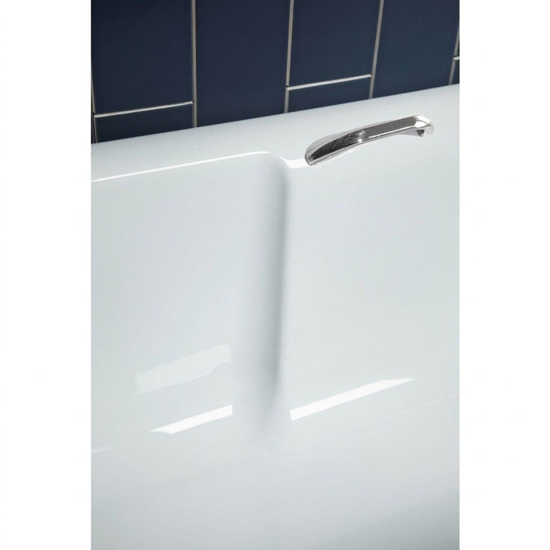 Carron Matrix 1700 x 700mm Single Ended Bath With Chrome Grips- Standard & Carronite Options - Carronite
