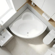 Carron Monarch 1300 x 1300mm Corner Bath Standard & Carronite Options - Standard