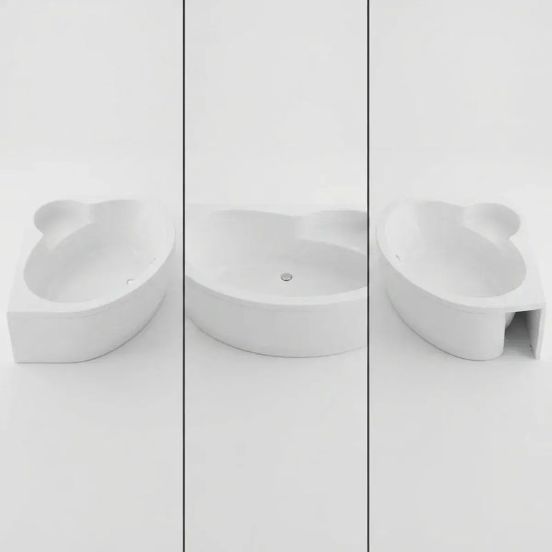 Carron Monarch 1300 x 1300mm Corner Bath Standard & Carronite Options - Carronite