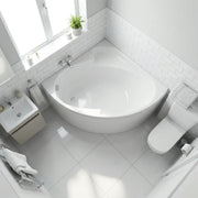 Carron Oriole 1200 x 1200mm Corner Bath Standard & Carronite Options - Standard