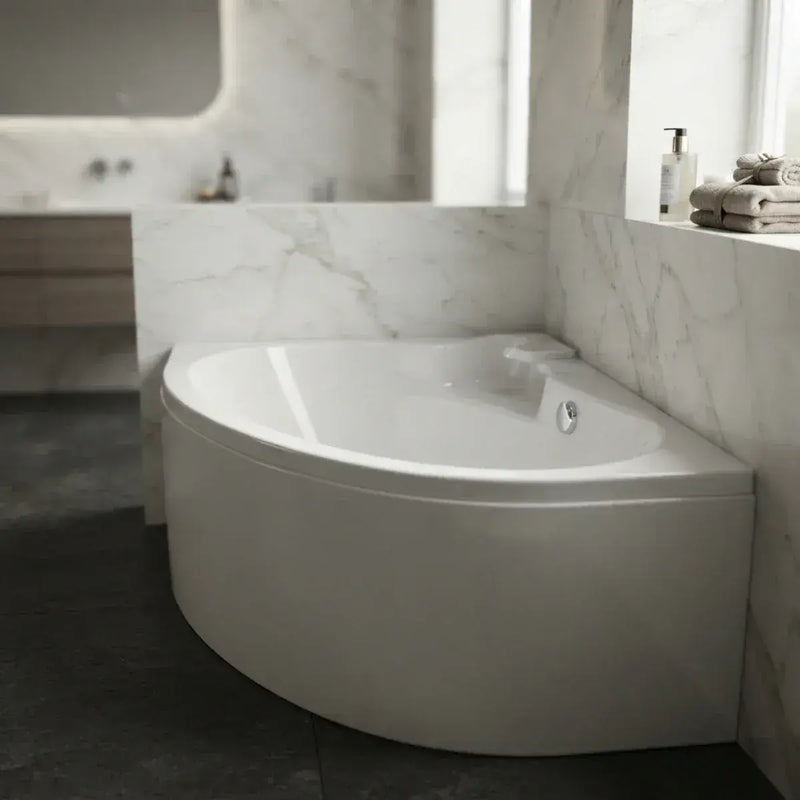 Carron Oriole 1200 x 1200mm Corner Bath Standard & Carronite Options - Standard