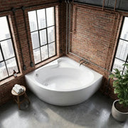 Carron Oriole 1200 x 1200mm Corner Bath Standard & Carronite Options - Carronite