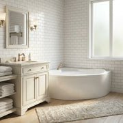 Carron Oriole 1200 x 1200mm Corner Bath Standard & Carronite Options - Carronite
