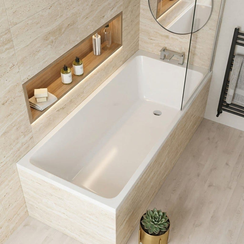 Carron Profile 1500 x 700mm Single Ended Bath - Standard & Carronite Options - Standard
