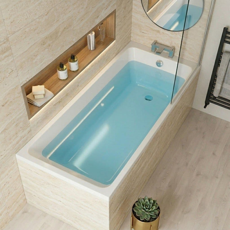 Carron Profile 1500 x 700mm Single Ended Bath - Standard & Carronite Options - Carronite