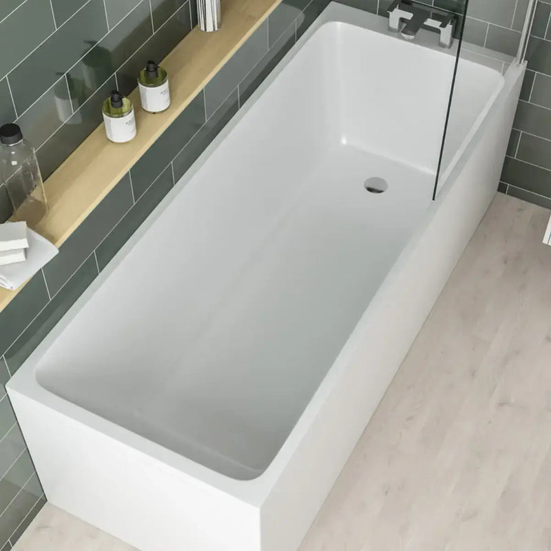 Carron Profile 1500 x 700mm Single Ended Bath - Standard & Carronite Options - Carronite