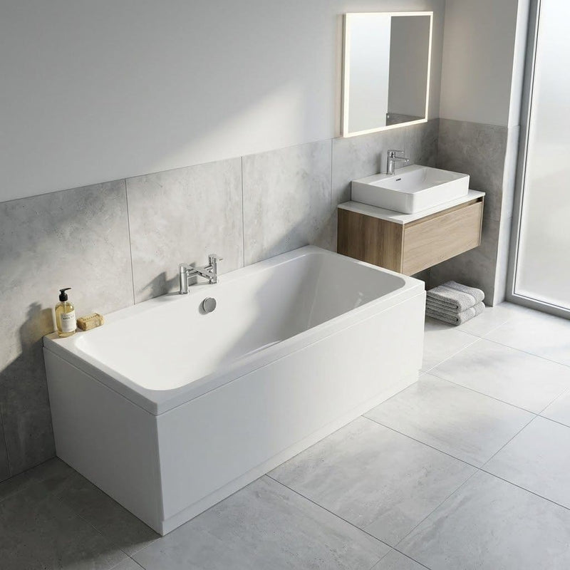 Carron Profile 1600 x 800 Double Ended Bath - Standard & Carronite Options - Standard