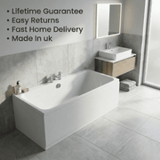 Carron Profile 1700 x 750 Double Ended Bath - Standard & Carronite Options - Standard